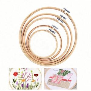 Hot Sale Natural Bamboo Cross Stitch <b>Frame</b> Hoop <b>Embroidery</b> Hoops Folk Art Carved Technique <b>Embroidery</b> Hoop <b>Frame</b> Folk Art Style - Product Image 3