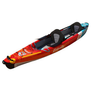 Kayak inflable plegable de PVC para deportes acuáticos al aire libre, ligero, duradero, para padres e hijos, ocio y diversión, bote de remos de doble Plaza - Product Image 4