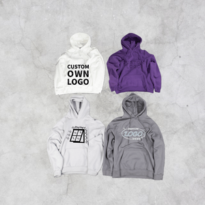 Diseño de logotipo personalizado de alta calidad Unisex peso pesado de gran tamaño 3D Puff impresión Streetwear Sudadera con capucha - Product Image 1