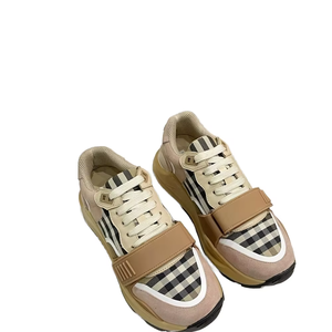 Zapatillas Deportivas de Lujo para Hombre, de Caña Alta, de Cuero Genuino, con Cordones de Goma, Transpirables, Antideslizantes, a la Moda, Casuales para Caminar - Product Image 1