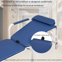 Silla de Acompañante Plegable y Ajustable de Acero, Multiusos, Portátil, de Diseño Moderno, para Hospital, Superventas