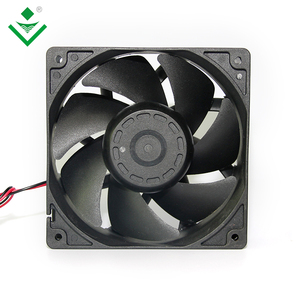 Bán hàng nóng 12038 12cm 12V 24V 48V DC Quạt làm mát tốc độ cao 6200rpm 2 Dây <span class=keywords><strong>3</strong></span> dây 4 dây Quạt hướng trục 120x120x38mm - Product Image 2