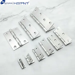 Wholesale Cheap Brushed Nickel Finish Furniture Steel Pin Hardware Pars Spring Small Hinges For Wooden Cabinet Door Box
