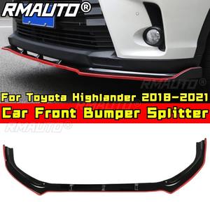 Kit de Carrocería para Highlander 2018-2021, Divisor de Parachoques Delantero, Alerón de Parachoques Delantero para Toyota Highlander 2018-2021, Accesorios para Automóviles - Product Image 2