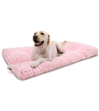 โปรโมชั่นตลอดฤดู ที่นอนสุนัขแบบพับได้ พกพาสะดวก กันน้ำ ไม่หลุดลอก ผ้ากำมะหยี่นุ่มลายกุหลาบ ป้องกันการกัดแทะ กันลื่น - Product Image 2