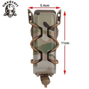 Bolsa Táctica MOLLE Impermeable de Nailon SINAIRSOFT para Cargadores de 9mm/45acp con Cuerda Elástica - Product Image 2