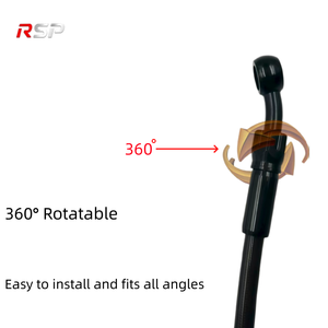 Tuyau de frein tressé AN3 pour moto, raccords banjo M10, <span class=keywords><strong>ligne</strong></span> de frein hydraulique haute pression, <span class=keywords><strong>50</strong></span> 60 <span class=keywords><strong>70</strong></span> 80 90 100 110 120cm, universel - Product Image 3