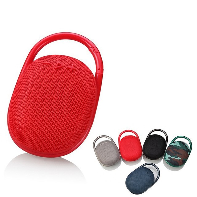 Clip 4 Having Hooks Portable Outdoor Speaker Waterproof and Dustproof IP67 Mini Wireless Speaker for Travel Outdoors and Home