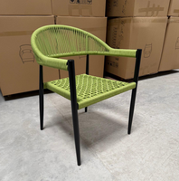 Ensemble de table et de chaises de restaurant moderne en alliage d'aluminium durable pour restaurant, ferme, parc