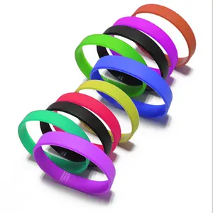 Pulseira de borracha para relógio, pulseiras de silicone de forma personalizada com bandeira de subolação