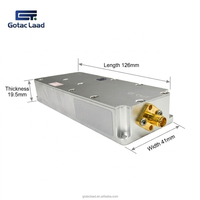 Module amplificateur de signal RF 50W 5-6GHz DDS GaN, amplificateur de puissance, boîtier en alliage d'aluminium, détecteur de drone à gain élevé, protection de sécurité