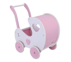 लकड़ी हल्के बच्चे वॉकर खिलौना गुड़िया बच्चों की गाड़ी गर्म बिक्री गुलाबी लकड़ी बच्ची गुड़िया बच्चों की गाड़ी घुमक्कड़ - Product Image 4