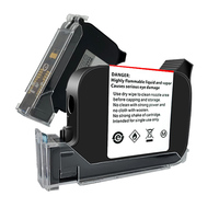 Penjualan langsung dari pabrik TIJ mesin cetak Inkjet genggam 12.7mm mesin Coding tinta hitam isi ulang HP 2588 untuk Printer tabung pelarut