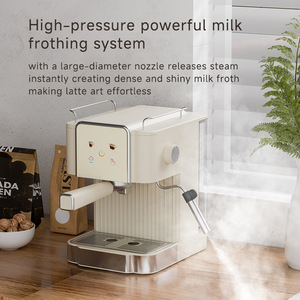 Cafetera Espresso Semiautomática de 20 Bares con Vaporizador de Leche, Tanque de Agua de 1.8L, para Uso Doméstico - Product Image 3
