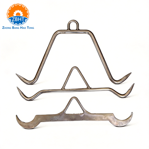 ZBHT Crochet <span class=keywords><strong>de</strong></span> suspension pour carcasses <span class=keywords><strong>de</strong></span> porcs, fourche ronde en acier, <span class=keywords><strong>prix</strong></span> usine pour ligne d'abattage <span class=keywords><strong>de</strong></span> porcs, équipement <span class=keywords><strong>de</strong></span> système <span class=keywords><strong>de</strong></span> rail à viande - Product Image 6