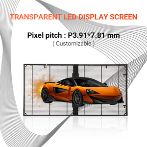 Transparent Led <b>Display</b> P3.91 Small Glass <b>Wall</b> of Building Wifi with High Brightness Transparent Led <b>Display</b> - Product Image 4