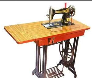 Machine à coudre manuelle à pédale JA2-2, modèle ancien, pour tailleur, tout-en-un, pour tissus épais et vêtements - Product Image 1