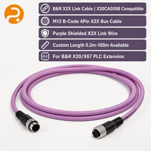 <span class=keywords><strong>สาย</strong></span>เคเบิล CANopen แบบกำหนดเอง M12 ตัวผู้-ตัวเมีย X2X Link PUR OFC สำหรับหุ่นยนต์พลังงานใหม่ โดรน และอุปกรณ์อัตโนมัติ - Product Image 4