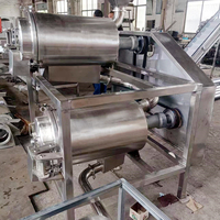 Tomaat Passievrucht Pulper Extractor Machine Druif Perzik Pulp Crusher