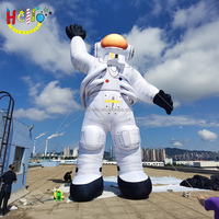 Ballon Gonflable Géant pour Décoration Scénique DJ, Figurine Astronaute Gonflable Énorme