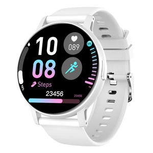 Montre intelligente nouvelle génération ronde S100 HD IPS avec bracelet en TPU, étanche, cadran personnalisable, détection de la santé et de la pression artérielle - Product Image 2