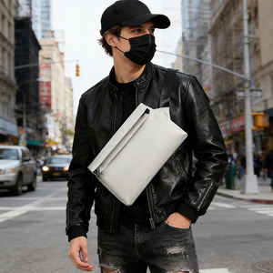 Sac messager tendance pour homme, sac bandoulière <span class=keywords><strong>d</strong></span>écontracté, sac carré pour téléphone portable pour homme avec fermeture éclair et tissu Oxford imperméable et durable - Product Image 3