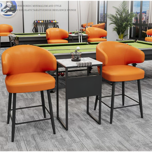 Tabourets de bar hauts, mini-chaises de spectateur, canapés de <span class=keywords><strong>billard</strong></span> et tables basses pour la zone lounge de la salle de <span class=keywords><strong>billard</strong></span> ; ensembles complets de tables et de chaises - Product Image 1