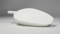 Bassin médical de haute qualité pour selles - Conception ergonomique facile à nettoyer avec couvercle - Idéal pour les soins aux personnes âgées PMEDFIDUSPWH
