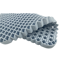 Nid d'abeille Design carré oeuf siège Polyester/coton coussin de refroidissement chaise de bureau voiture moto soulagement de la pression antidérapant Coccyx