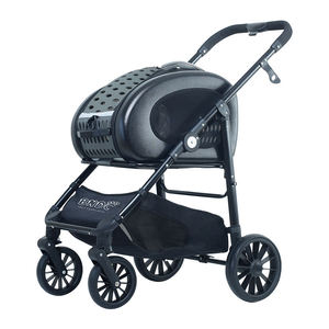 Wholesale 4-Wheel Foldable Oxford Fabric Pet <b>Stroller</b> Comfortable Small Animals Carrier Trolley for Dog & <b>Cat</b> Outdoor Travel - Product Image 2