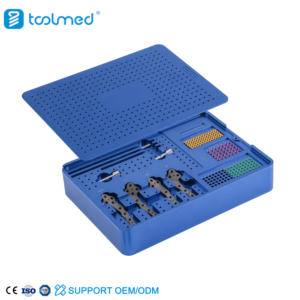 Diskon besar 2.0 2.4 2.7 3.5 Kit instrumen pelat kunci TPLO <span class=keywords><strong>Set</strong></span> instrumen dokter hewan - Product Image 3