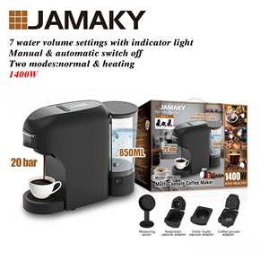 Cafetera Multi Cápsulas de 1400W de Bajo Consumo con Apagado Automático en 9 Minutos para Uso en Casa y Oficina - Product Image 6