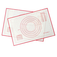 Tapis de pâtisserie en silicone platine 26x29cm, résistant à la chaleur, antiadhésif, écologique, recyclable, inodore