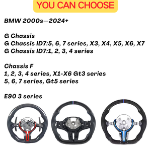 Volante de Fibra de Carbono BM para Automóviles BMW Serie M5/F10 2009-2016, Chasis F01 F02 F03 F04 5-7 2015 2016 por BM Volante al por Mayor - Product Image 2