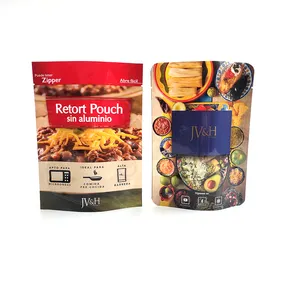 Factory direct custom food packing bags plastic sauce high temperature cooking bag retort pouch