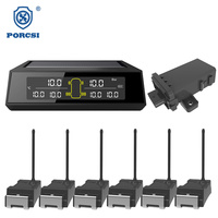 Bus Solar Truck TPMS Factory Monitoreo de presión de neumáticos de alta calidad Sensores internos Detección inalámbrica en tiempo real para 6 ruedas