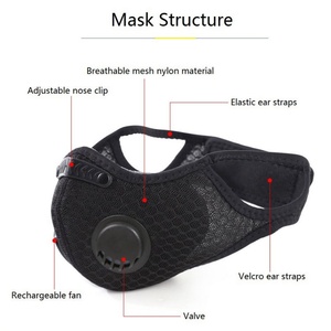 Máscaras Faciales Deportivas de Poliéster con Carbón Activado Eléctrico, Productos de Cuidado Personal en Oferta - Product Image 5