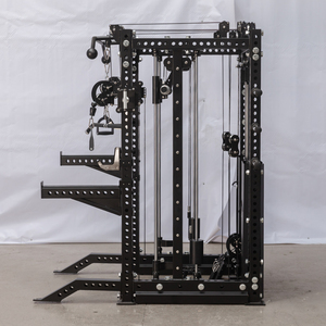 Máquina de acero inoxidable multifuncional integrada <span class=keywords><strong>para</strong></span> gimnasio, con remo bajo y cable cruzado Smith, venta al por mayor y personalizable - Product Image 6