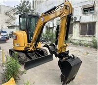 Bagger compact d'occasion de la mini excavatrice 3.5T de Caterpillar 303.5E pour cultiver de petites excavatrices abordables d'heure basse en vente