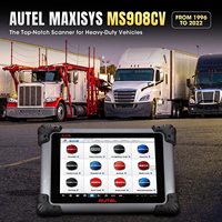 Escáner de Diagnóstico para Camiones Pesados Maxisys MS908CV, Lector de Códigos 12V 24V OBD para Vehículos de Gasolina