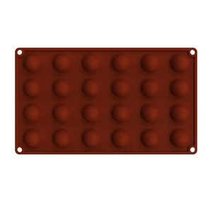 Moule à mousse en silicone à 6 cavités en forme de demi-sphère, outils de pâtisserie, moules à gâteaux - Product Image 3