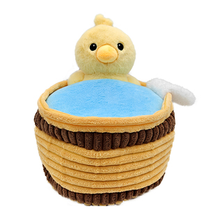 Calming <strong>Puppy</strong> in Hot Bath Tub Plush Toy Custom Kawaii <strong>Sleepy</strong> Corgi Dog Bathtub Decor Stuffed Animal Plushie for EU US Wholesaler - Product Image 4