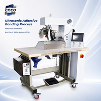 Machine de collage par ultrasons pour sous-vêtements sans couture CN-38UCP, équipement de traitement des bords adhésifs pour soutiens-gorge, culottes et t-shirts