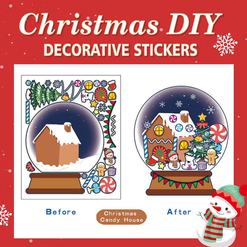 บ้านลูกกวาดคริสต์มาส (36*62.5ซม.)