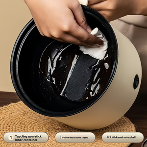 Poêle électrique circulaire antiadhésive de 2 L pour usage domestique – Vente en gros - Product Image 6