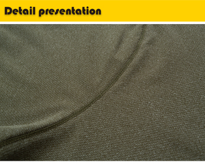 T-shirt sportif uni en maille pour homme, Spandex/Polyester, séchage rapide, respirant, anti-plis, manches courtes, coupe classique, vierge, 120g - Product Image 6