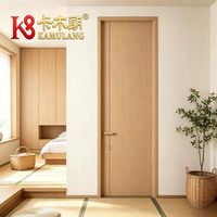 Portes intérieures modernes en bois massif composite MDF mélaminé polymère, isolation acoustique, construction durable, garantie 1 an, salle de bain, chambre à coucher