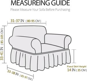 Jacquard Stretchable <b>Sofa</b> <b>Cover</b> European and American Style Floral Pattern with Thickened Skirt <b>Sofa</b> <b>Cover</b> - Product Image 2