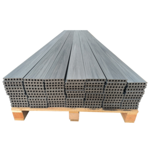 Công nghệ mới ngoài trời hiện đại decking Gỗ nhựa composite WPC sàn chải cổ bạc <span class=keywords><strong>grey</strong></span> tếch nhà máy bán buôn - Product Image 1