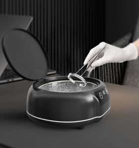 Limpiador ultrasónico eléctrico <span class=keywords><strong>de</strong></span> gran capacidad <span class=keywords><strong>de</strong></span> 700 ml, 48 kHz, limpieza profunda para cepillos <span class=keywords><strong>de</strong></span> dientes, gafas, retenedores, joyas y collares. - Product Image 3